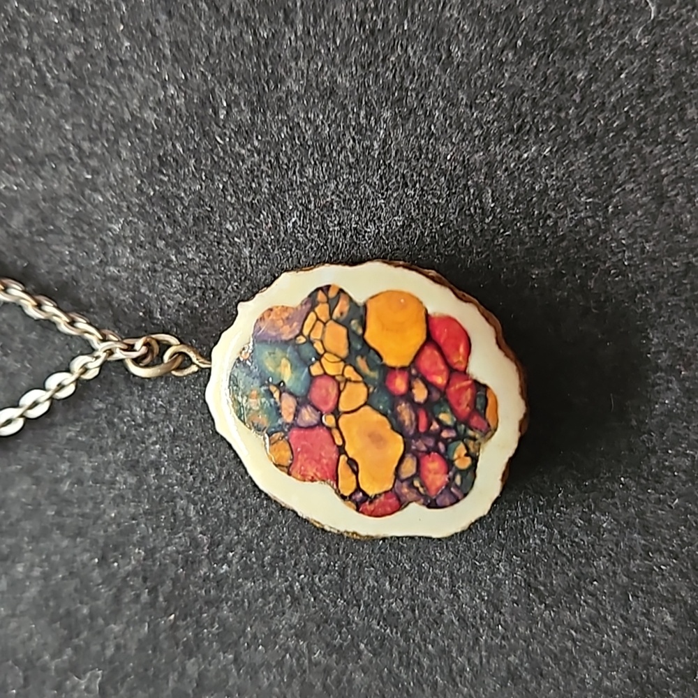 Vintage Scottish Deer Horn Pendant